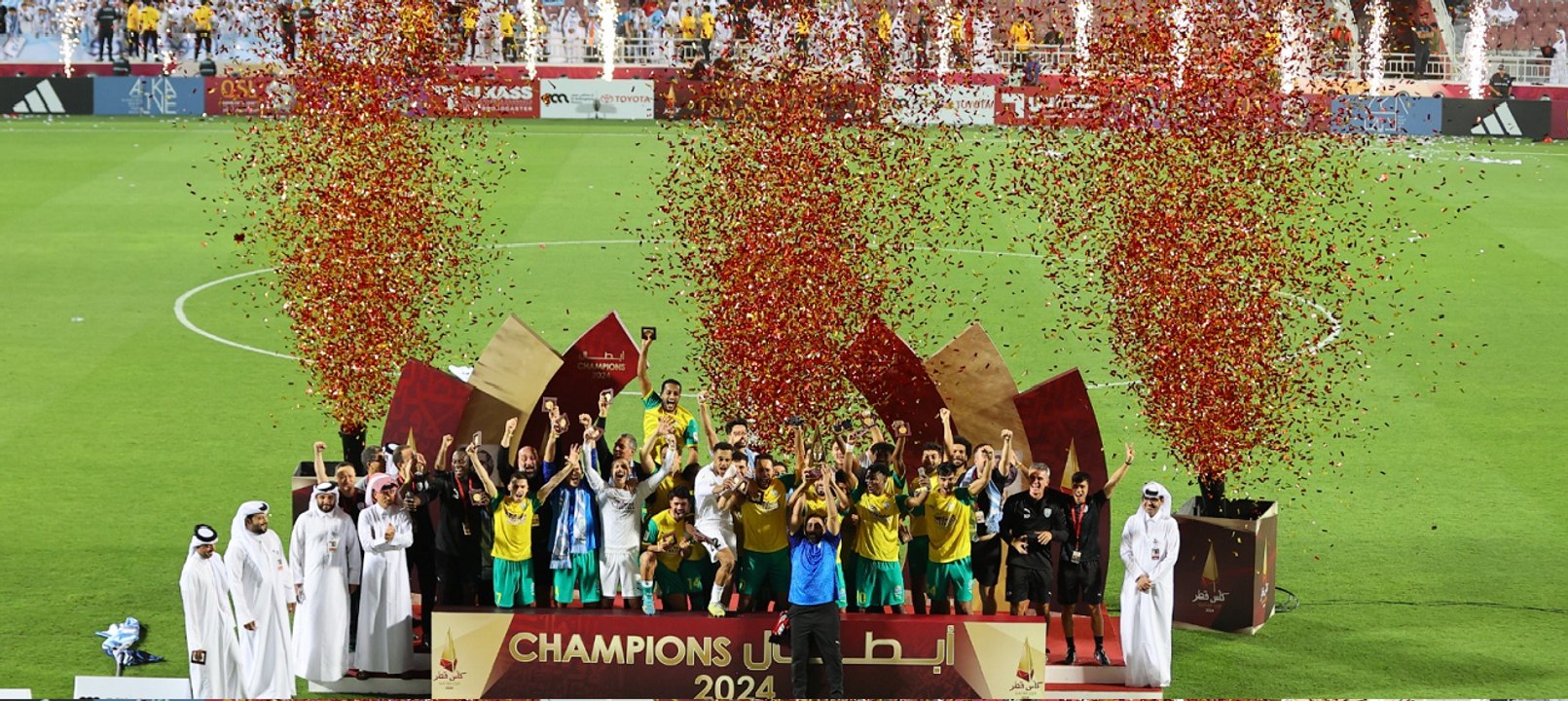 الوكرة يفوز على الريان ويحرز لقب كأس قطر لأول مرة في تاريخه