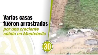 Creciente súbita en Montebello provoca grave emergencia