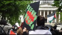 All'University College di Londra gli studenti protestano per Gaza