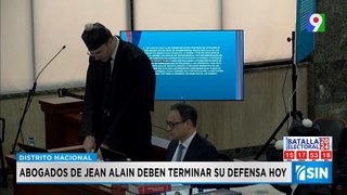 Jean Alain debe terminar su defensa hoy| Primera Emisión SIN