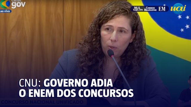 Ministra Esther Dweck anuncia o adiamento do Concurso