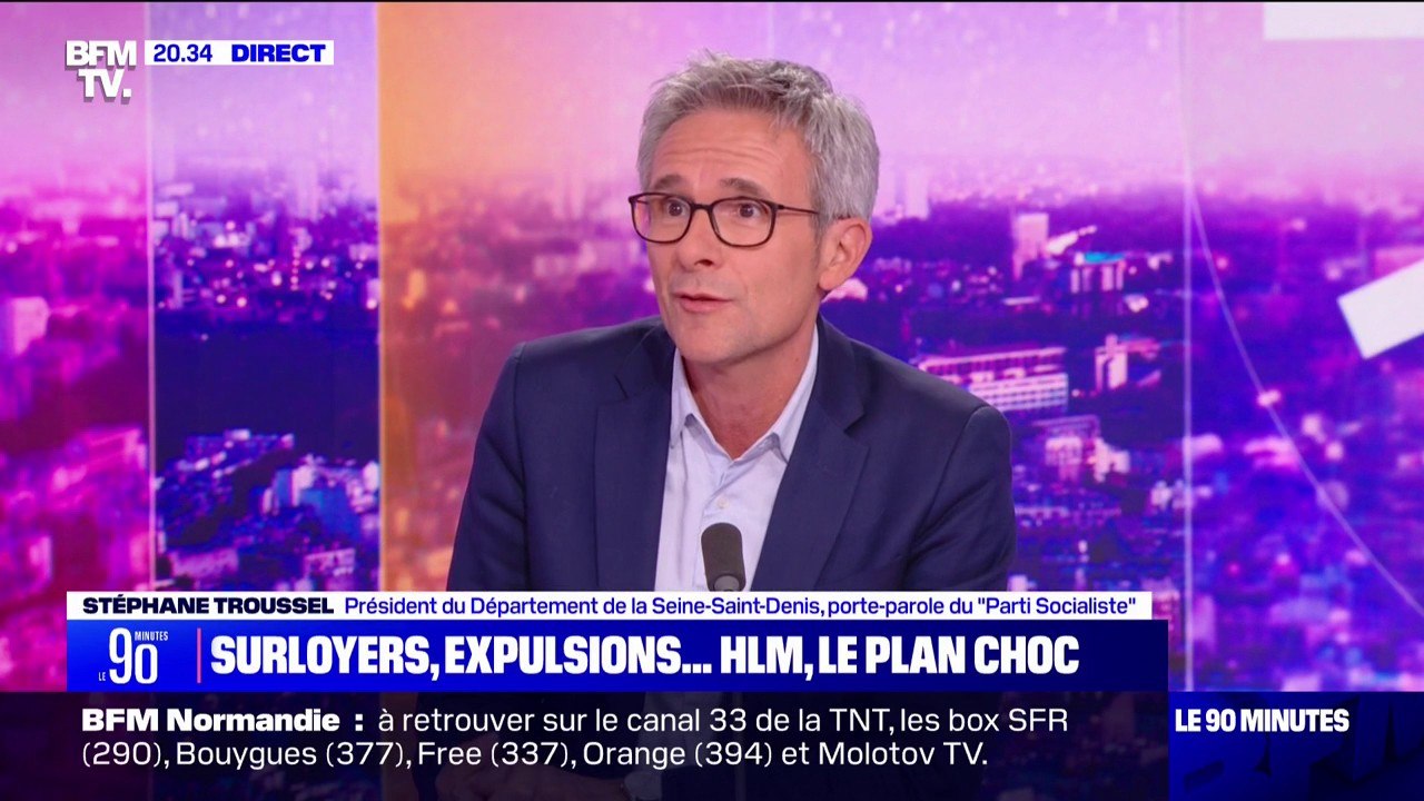 Projet de loi sur le logement: "Les macronistes s'attaquent au dernier combat politique de l'Abbé Pierre", dénonce Stéphane Troussel (président PS du département de Seine-Saint-Denis)