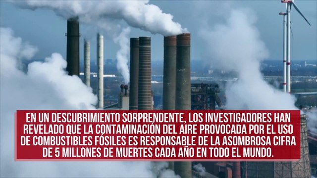 La contaminación del aire por combustibles fósiles mata a 5 millones de personas al año