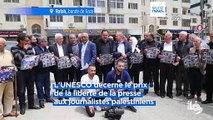 L'UNESCO décerne le Prix Mondial de la liberté de la presse aux journalistes palestiniens