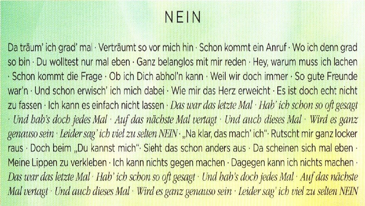 LINDA HESSE — NEIN (AKUSTIK-SESSIONS BERLIN 2016) | Von Linda Hesse „Sonnenkind“ | Limitierte Fanbox