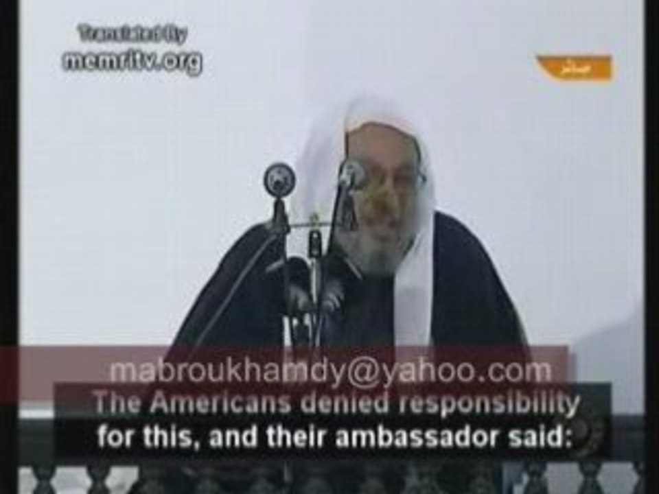 cheikh al qaradawi saddam est un martyre  au paradis !