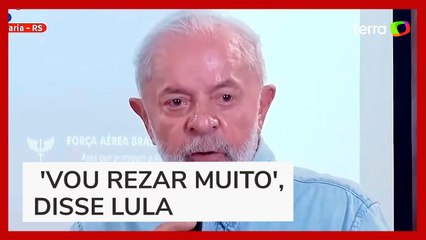 'A gente não vai permitir que faltem recursos', diz Lula ao se solidarizar com a população do RS