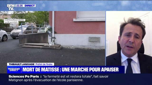 Marche blanche pour Matisse: Il y a forcément un risque de récupération des ultra droites , indique le préfet de l'Indre