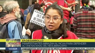 Manifestaciones en Argentina muestran su apoyo al INCAA