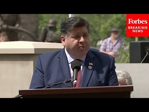 Gov. JB Pritzker Delivers Remarks To Memorial Ceremony For Illinois Police Officers