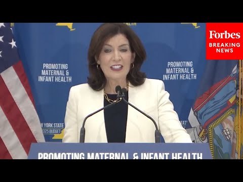 New York Gov. Kathy Hochul Discusses Initiative To Improve Maternal And Infant Health