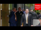 BREAKING NEWS: Former President Trump Departs Trump Tower To Go To His NYC Hush Money Trial
