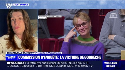 Commission d'enquête sur les "abus et violences" au cinéma: "Ce qu'on attend, ce sont des actes", affirme Emmanuelle Dancourt (présidente de #Metoomedia)
