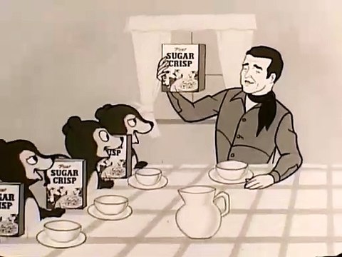 1950s animated Roy Rogers Post Sugar Crisp TV commercial