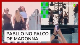 Pabllo Vittar dança com filha de Madonna em ensaio para show