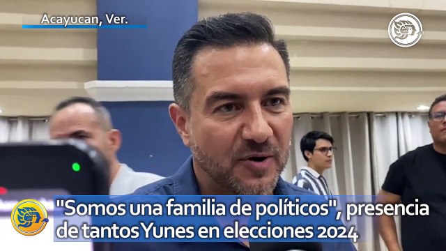 Somos una familia de políticos : justifica Miguel Ángel Yunes Márquez presencia de tantos Yunes en elecciones 2024