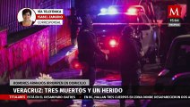 Tres personas perdieron la vida tras un ataque armado en Veracruz