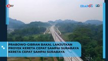 Prabowo Gibran Akan Lanjutkan Kereta Api Cepat Jakarta Surabaya