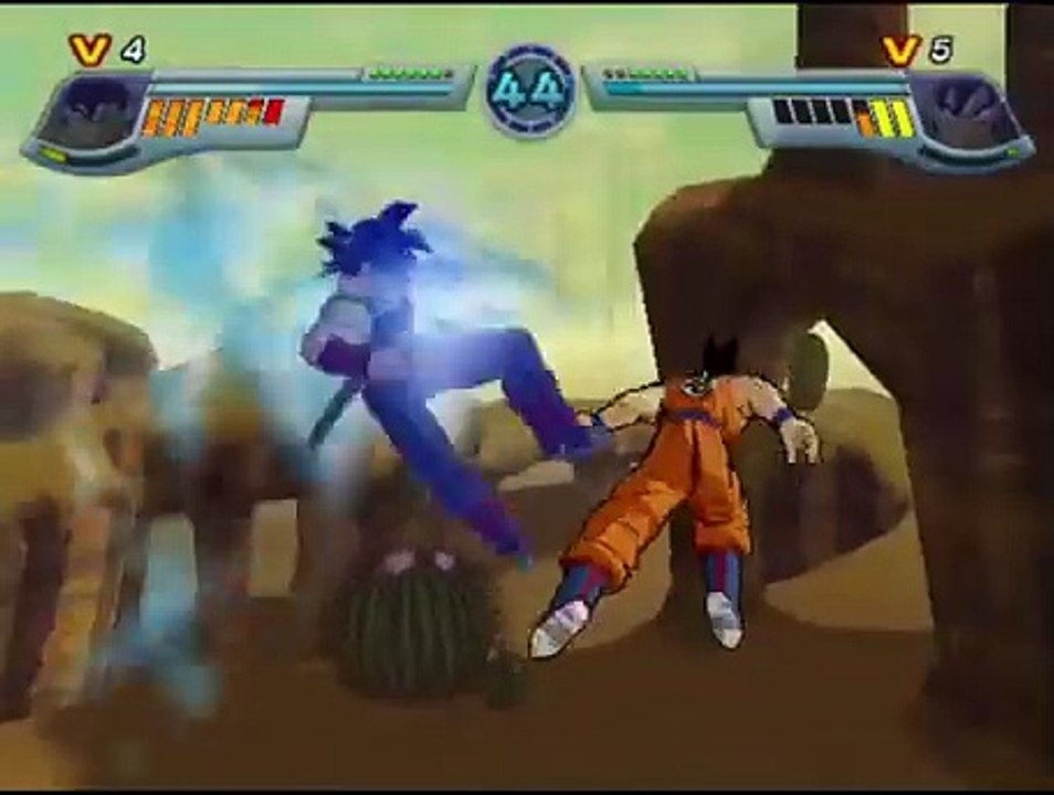 Dragon Ball Z: Infinite World PS2 - Goku VS Bardock #dragonballgame #dbgt RJ ANDA #Bardock