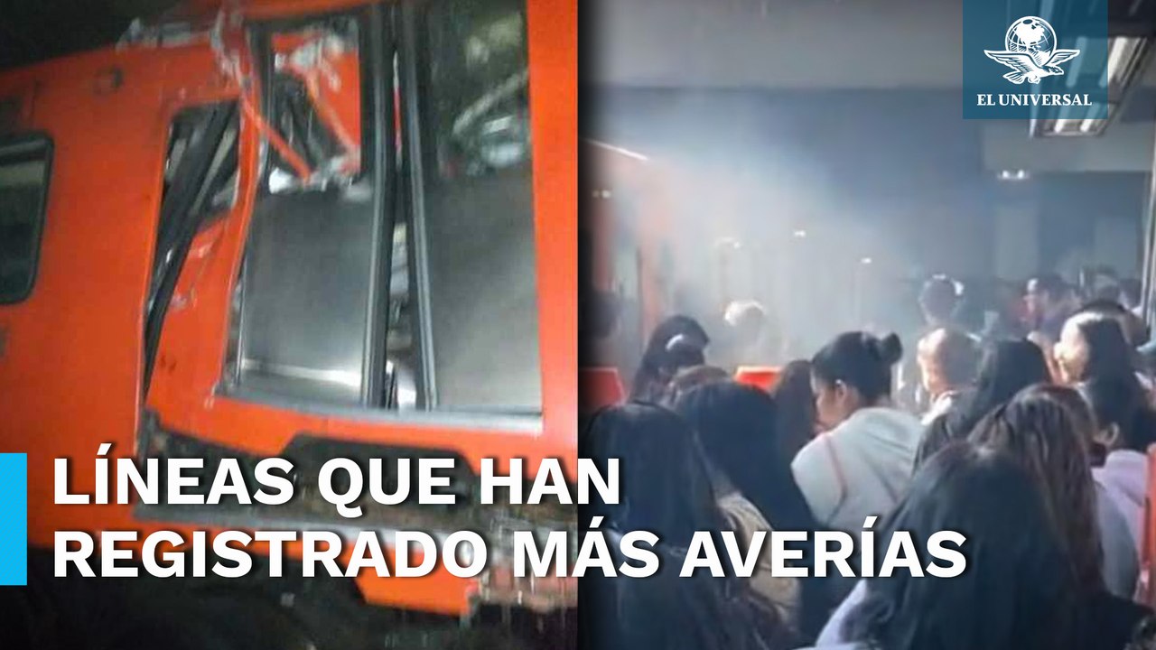 Suman 801 averías en el Metro en 2023 y 217 hasta marzo de 2024