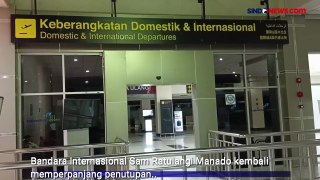 Penutupan Bandara Sam Ratulangi Manado Diperpanjang Imbas Erupsi Gunung Ruang
