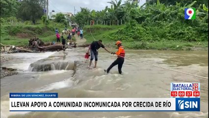 Monitorean crecida de río tras aguaceros | Emisión Estelar SIN
