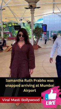 Samantha Ruth Prabhu, Govinda & Riteish Deshmukh Spotted at Airport Viral Masti Bollywood