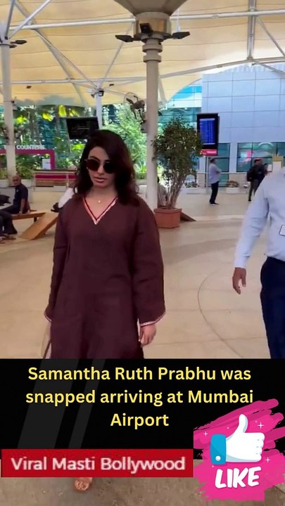 Samantha Ruth Prabhu, Govinda & Riteish Deshmukh Spotted at Airport Viral Masti Bollywood