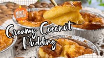 Creamy Coconut Pudding 3 Bahan Guna Air Fryer Je