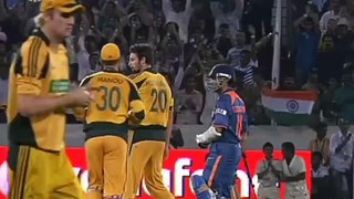 Sachin Tendulkars terrific knock against Australia 2009 sachintendulkar