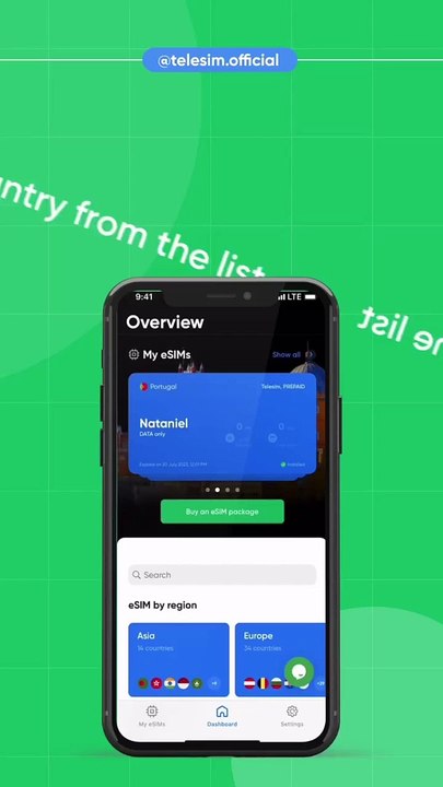 Stay Connected Worldwide with Telesim's International Travel eSIM