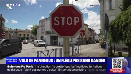 Les vols de panneaux, un fléau dangereux