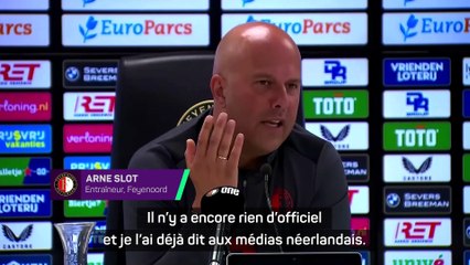 Slot a "toute confiance" quant à sa venue sur le banc des Reds