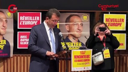 Ekrem İmamoğlu, Avrupa Sosyalist Partisi özel oturumunda İngilizce konuştu
