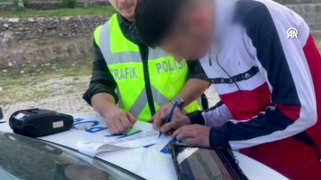 Drift yapan ehliyetsiz sürücüye 45 bin 210 lira ceza kesildi