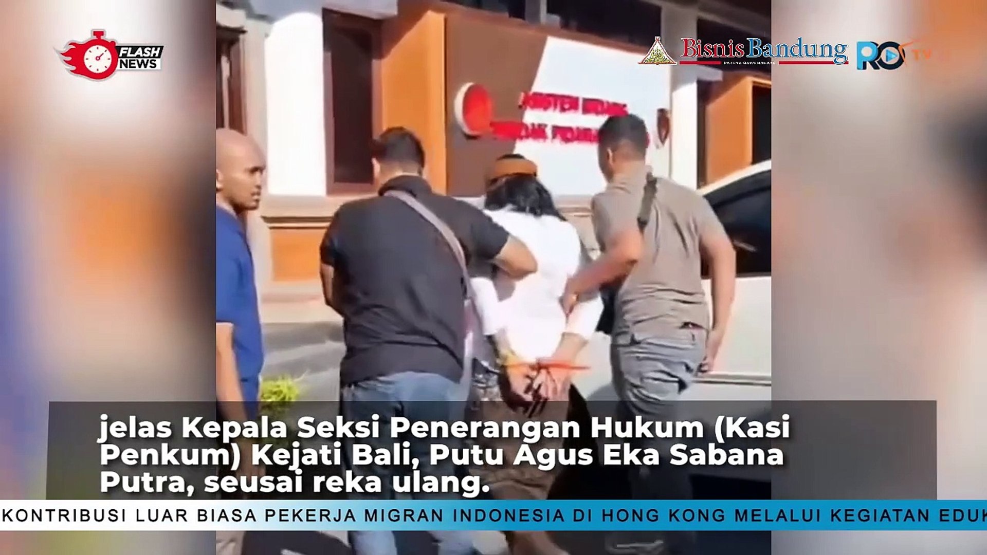 ⁣Rekonstruksi Kejati Bali saat OTT