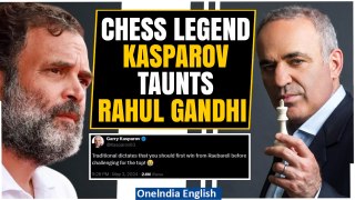 Garry Kasparov, Famed Chess Legend Mocks Rahul Gandhi Over Raebareli Candidacy| Oneindia News