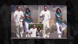 Brad Pitt and Ines de Ramon enjoyed a romantic walk along the beach in Santa Barbara, Calif., Thursday morning.  The “Fight Club” actor, 60, and jewelry designer, 34, cozied up to each other while strolling through the sandy shore, as seen in photos obtai