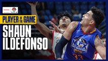 Shaun Ildefonso soars for a dunk in the final seconds of Rain or Shine's match against NLEX