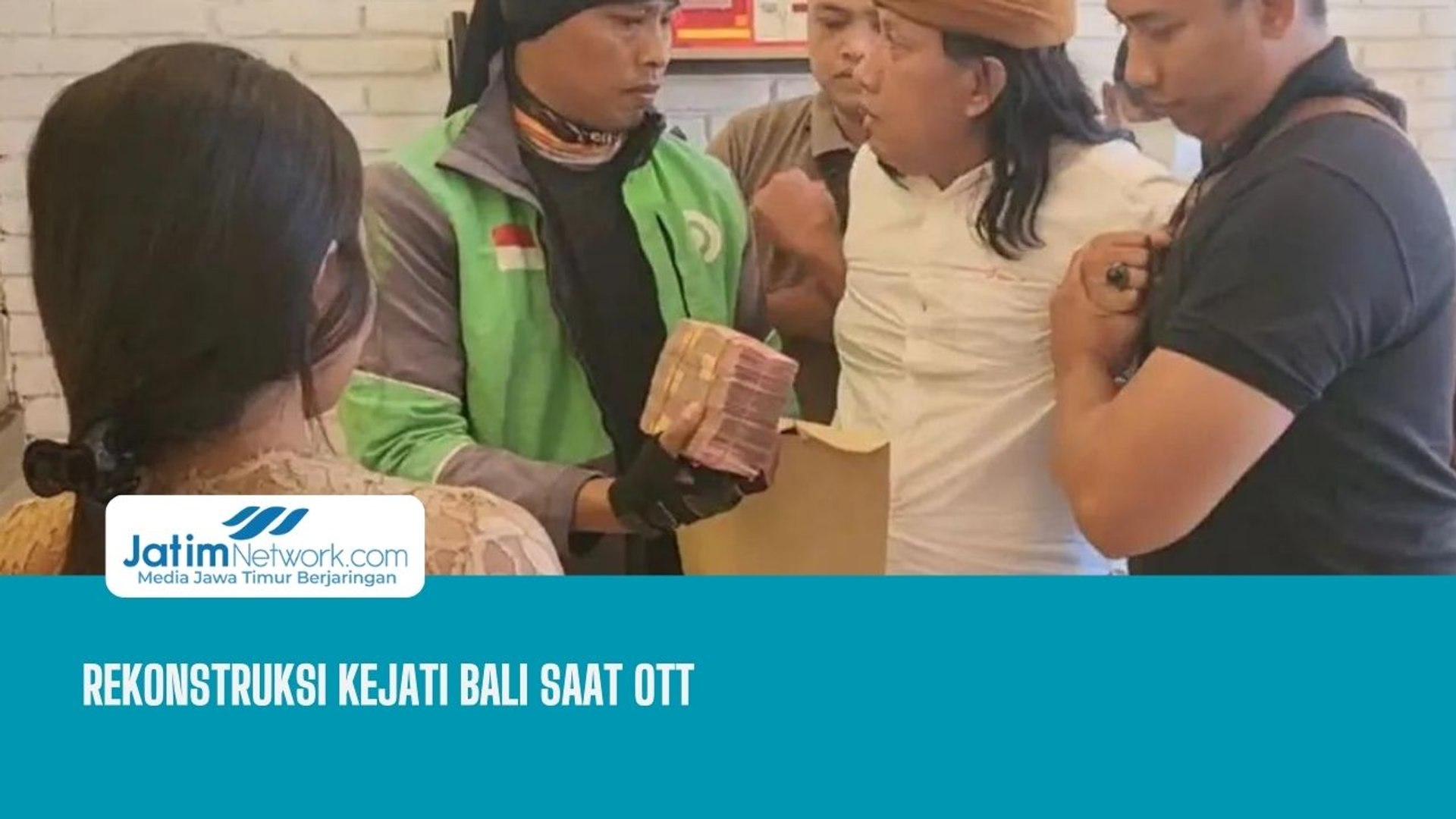 ⁣Rekonstruksi Kejati Bali Saat OTT