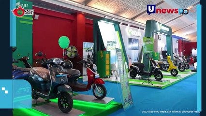 Presiden Jokowi Tinjau Pameran Kendaraan Listrik!!