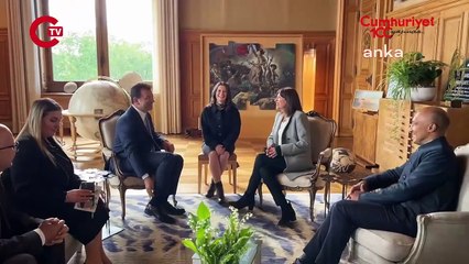 Ekrem İmamoğlu Paris Belediye Başkanı Hidalgo'yu ziyaret etti