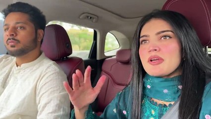 SHAHVEER & AYESHA K SATH GAON PHOUNCH GAYE  _ New Car Ki Buri Halat Hogai