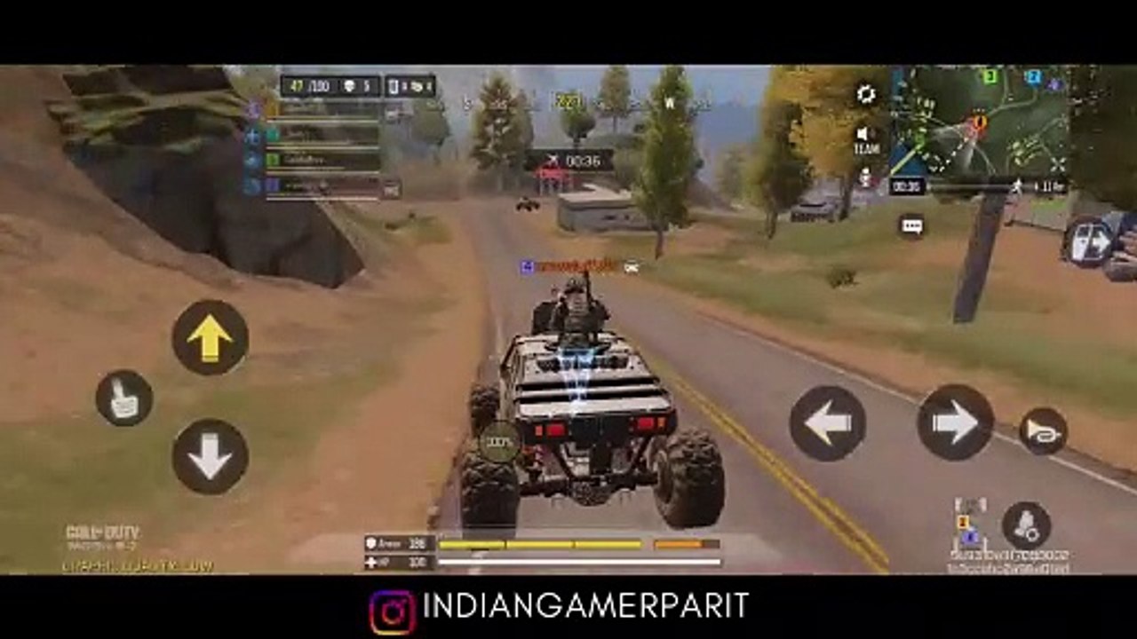 CHASING ENEMY ON VEHICLE