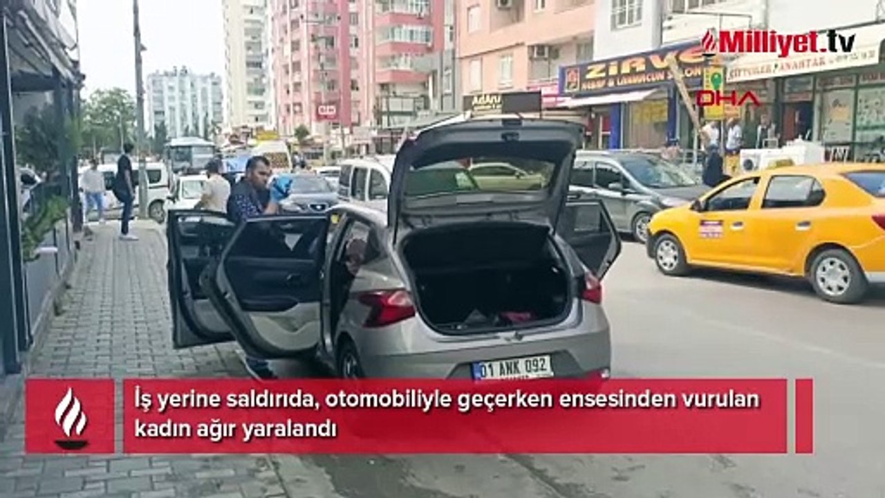Maganda kurşunu kurşunu araba kullanırken ensesine saplandı