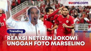 Jokowi Pakai Foto Marselino Ferdinan buat Apresiasi Timnas, Warganet Ngadu: Dia Egois, Pak!