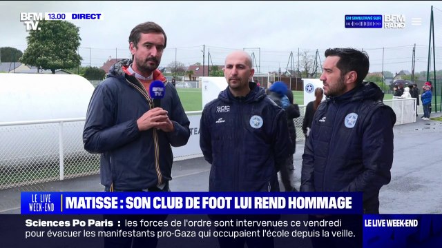 C'était un garçon très gentil, très timide, tout le monde regrette qu'il soit parti aussi vite : le club de football de Matisse lui rend hommage