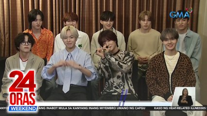 K-pop group na TREASURE, excited nang makasama ang fans sa concert ngayong gabi | 24 Oras Weekend