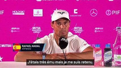 Madrid - Nadal : "Je n'ai pas terminé mon voyage"