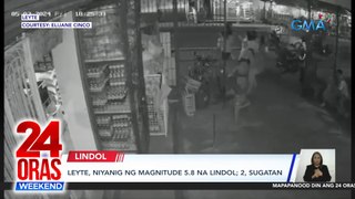 Leyte, niyanig ng magnitude 5.8 na lindol; 2, sugatan | 24 Oras Weekend